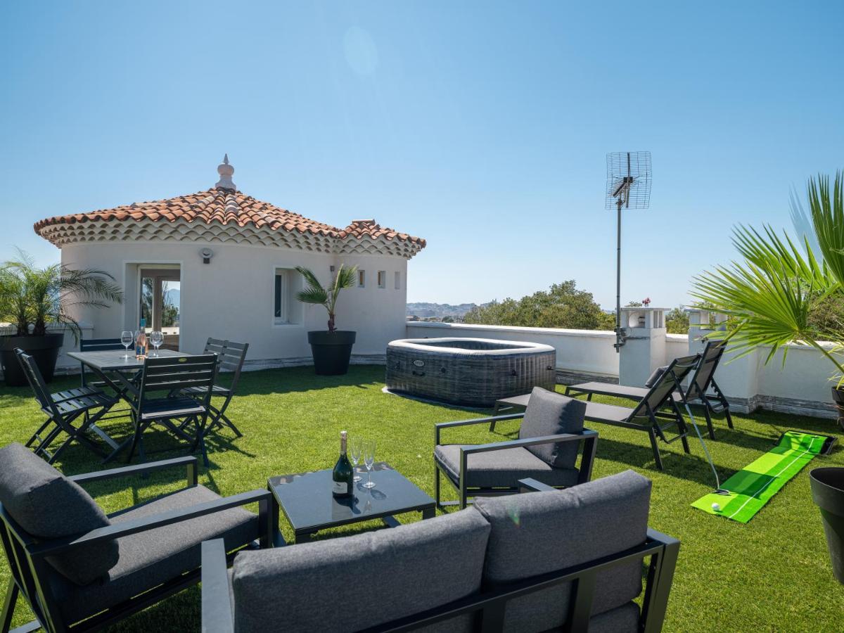 Ferienwohnung La Bastide De Saint Barnabe - Jacuzzi Terrasse Clim Wifi Parking Petanque Marseilles Exterior foto